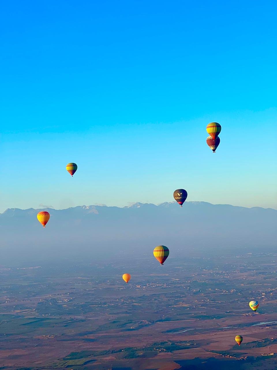 Hot Air Balloon Over Marrakech